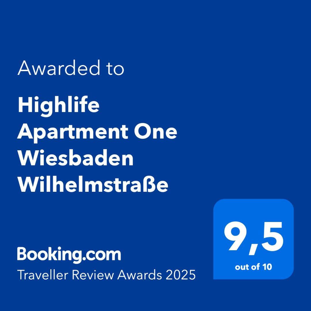 Highlife Apartment One Wiesbaden Wilhelmstrasse מראה חיצוני תמונה